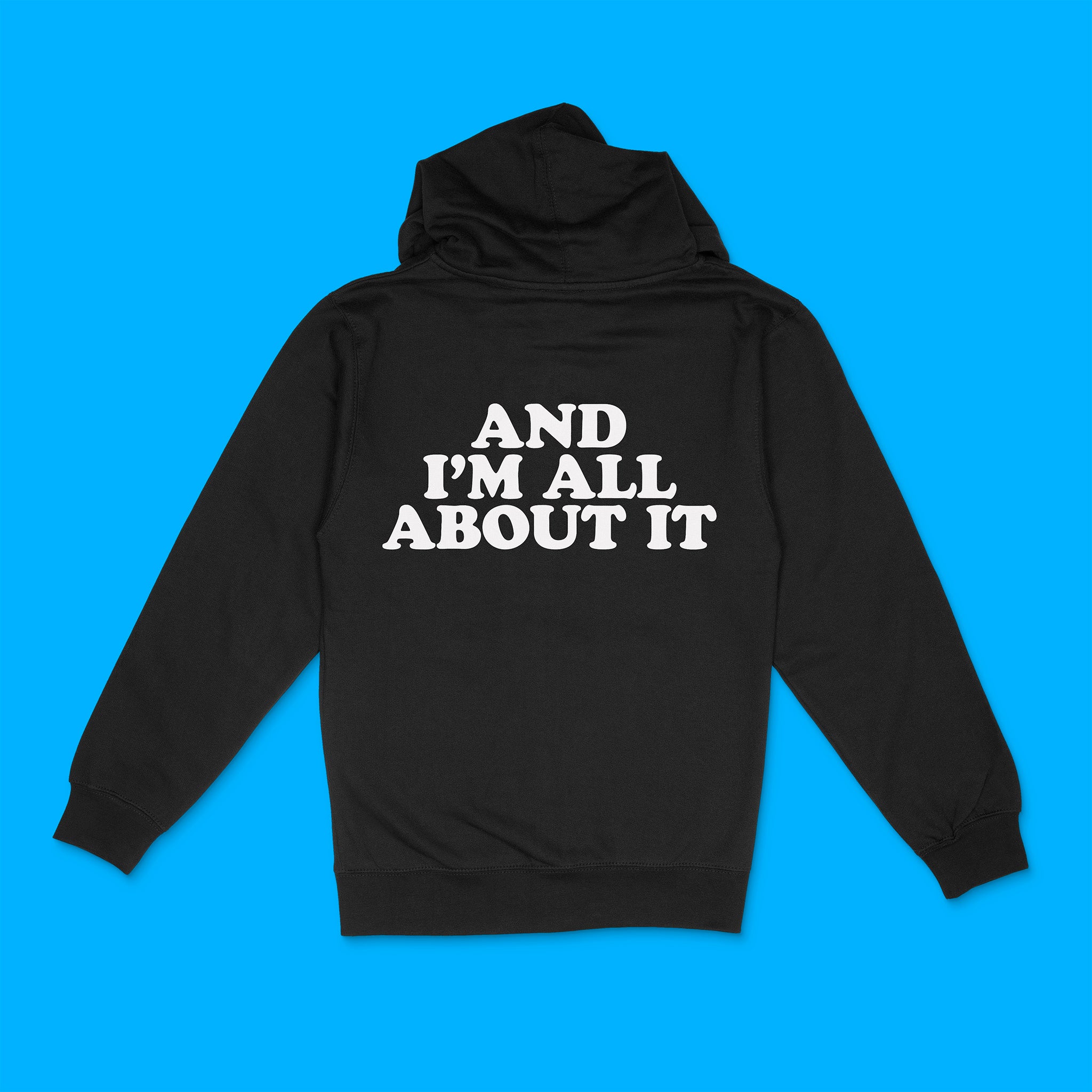 BBJ Use Your Words Custom Text Zip Hoodie Sweatshirt