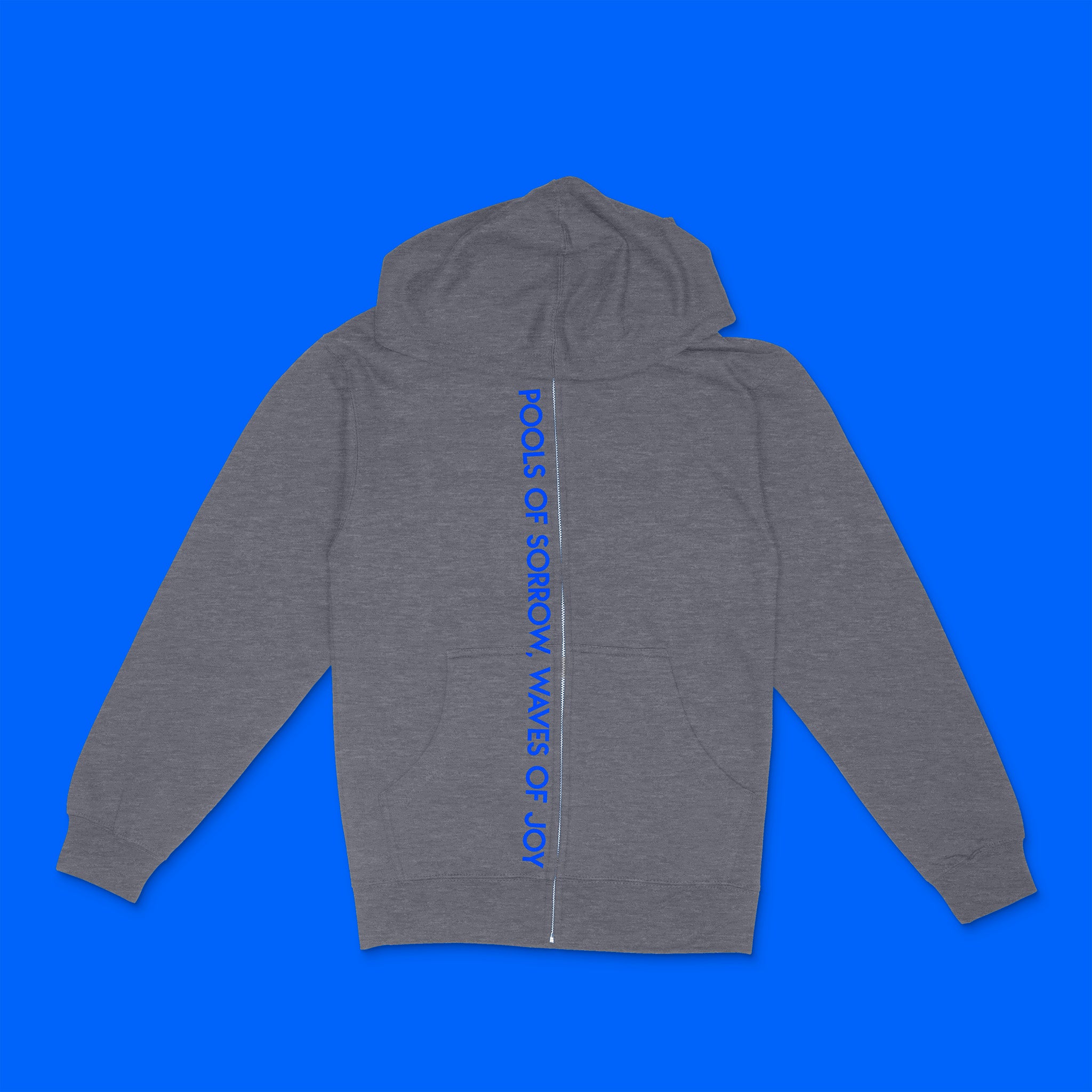 Use Your Words custom text zip hoodie sweatshirt by BBJ / Glitter