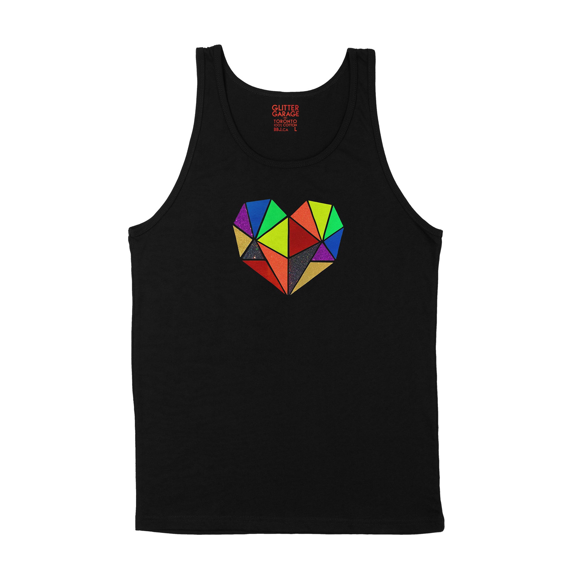 Rainbow Multi-Heart tee or tank – BBJ pop merch